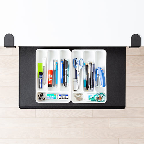 ノートパソコンスライダー（後付・キーボードスライダー・クランプ・幅55cm）