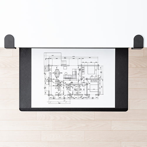 ノートパソコンスライダー（後付・キーボードスライダー・クランプ・幅55cm）