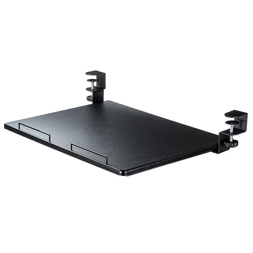 ノートパソコンスライダー（後付・キーボードスライダー・クランプ・幅55cm）