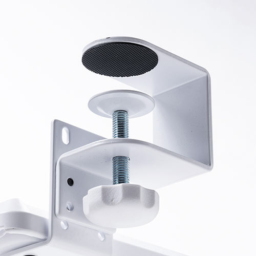 キーボードスライダー 後付け デスク クランプ フルキーボード マウス収納対応 高さ調節 幅70cm ホワイト