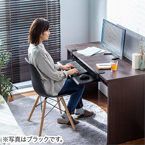 パソコンデスク 高さ角度調整可能 (マウスボード付き) 楽天市場】キーボードスライダー 360度回転 上下 角度 高さ 調整