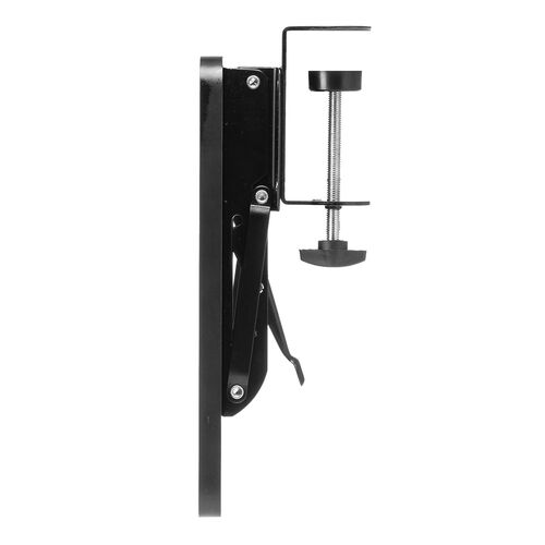 デスクエクステンダー（デスク拡張・折りたたみテーブル・天板拡張・後付け・クランプ固定・キーボードトレー・幅55cm・奥行き25cm）