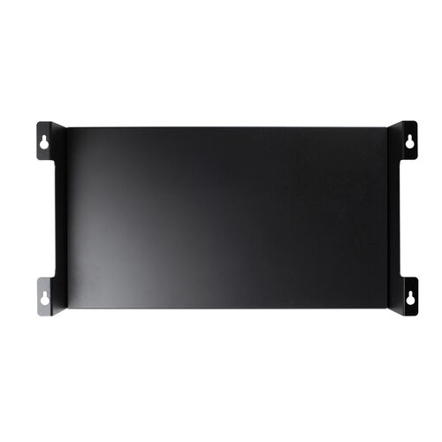 デスク下収納ラック（後付け・木ネジ固定・天板下収納トレー・デスク設置・書類・小物・ブラック）