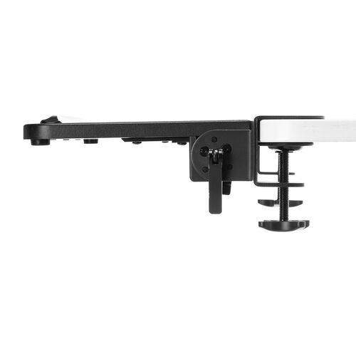 デスク拡張 折りたたみテーブル（後付け・デスクエクステンダー・クランプ固定・幅50cm・奥行き23cm）