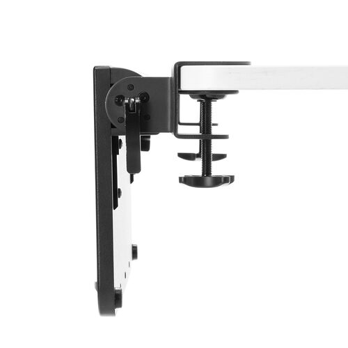 デスク拡張 折りたたみテーブル（後付け・デスクエクステンダー・クランプ固定・幅80cm・奥行き23cm）