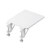 デスクエクステンダー（机・天板拡張・後付・折りたたみ・机拡張・テーブル拡張・クランプ固定・アームレスト・幅25cm・奥行30cm・ホワイト）
