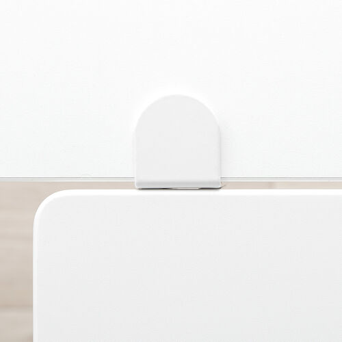 デスクエクステンダー（机・天板拡張・後付・折りたたみ・机拡張・テーブル拡張・クランプ固定・アームレスト・幅25cm・奥行30cm・ホワイト）