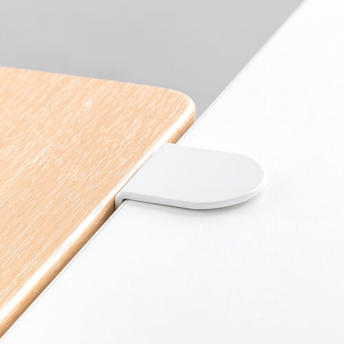 デスクエクステンダー（机・天板拡張・後付・折りたたみ・テーブル拡張・クランプ固定・キーボードトレー・幅70cm・奥行25cm・ライトブラウン）