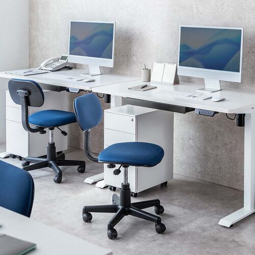 デスク下収納ボックス（引き出し・後付け・木ネジ固定・幅52.3cm・A4対応・デスク設置・書類・小物・ドロワー・ブラック・Mサイズ）