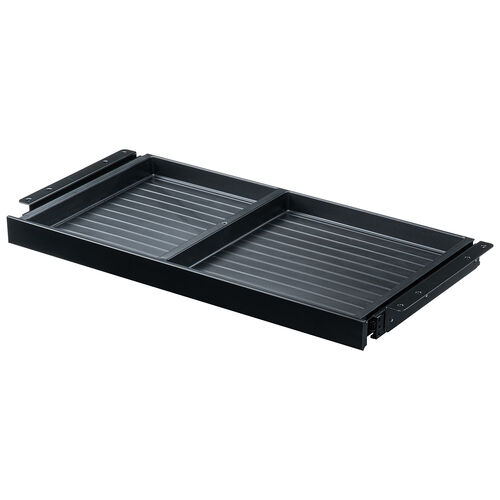 デスク下収納ボックス（引き出し・後付け・木ネジ固定・幅64.7cm・A4対応・デスク設置・書類・小物・ドロワー・ブラック・Lサイズ）