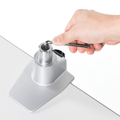 モニターアーム（シングル・机・クランプ・上下・左右・回転・高さ調節・リモートワーク・リビング）LA018 サンワサプライ