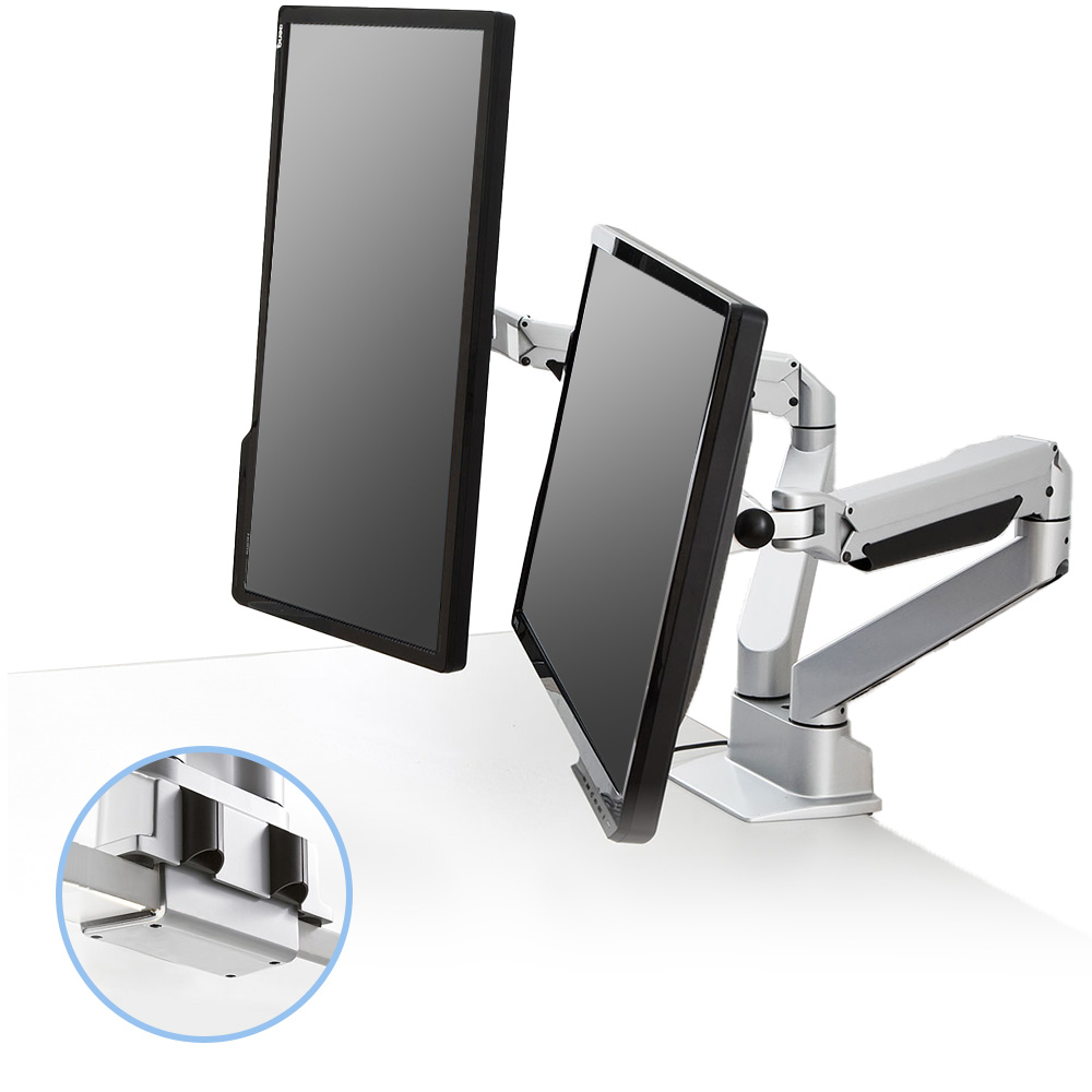 モニターアーム（デュアル・クランプ・水平・垂直・机・VESA