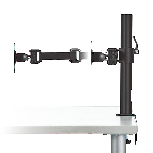 モニターアーム（シングル・机・クランプ・上下・左右・回転・高さ調節・VESA・リモートワーク）EZ1-LA029 サンワサプライ