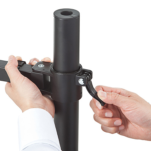 ★ モニターアーム モニタースタンド 高さ調節 画面回転 自立式 サンワダイレクト本店 サンワサプライ【オフィス・PC周辺通販】