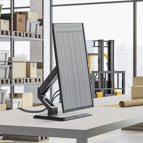 モニターアーム 置き型 ガス圧 2～10kg VESA モニタースタンド ディスプレイアーム ディスプレイスタンド ガススプリング式