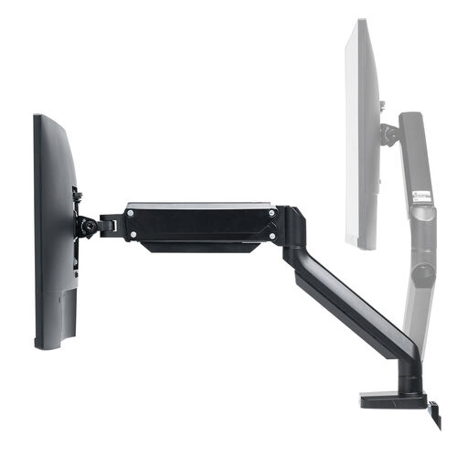 モニターアーム（シングル・ガス・32インチ・上下・左右・耐荷重12kgまで対応 ）
