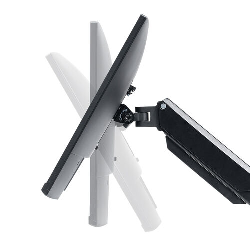 モニターアーム（シングル・ガス・32インチ・上下・左右・耐荷重12kgまで対応 ）