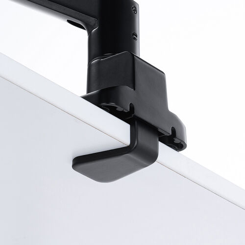 モニターアーム（ディスプレイアーム・シングル・クランプ取り付け・40インチ対応・2～12kg対応・ブラック）