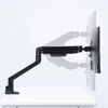 モニターアーム（ディスプレイアーム・シングル・クランプ取り付け・40インチ対応・2～12kg対応・ブラック）