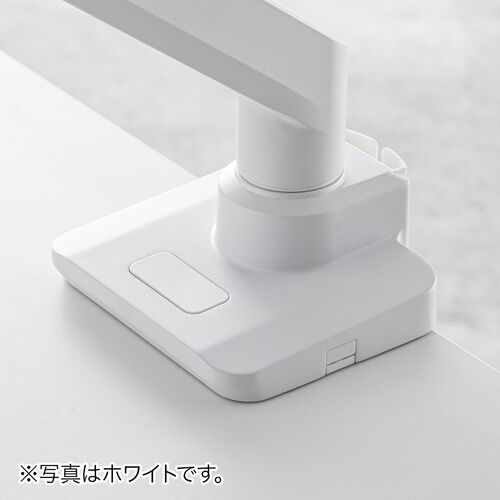 モニターアーム（デュアル・32インチ対応・クランプ・ハンドル付・ガス圧・耐荷重9kg・ブラック） EZ1-LACD005BK サンワサプライ