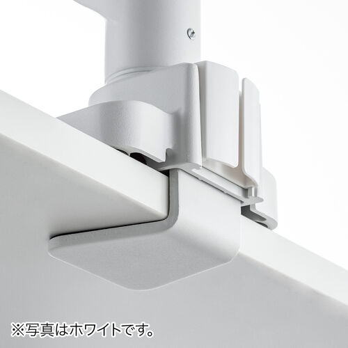 モニターアーム（デュアル・32インチ対応・クランプ・ハンドル付・ガス圧・耐荷重9kg・ブラック） EZ1-LACD005BK サンワサプライ