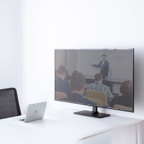 テレビスタンド（会議用・卓上・首振り・壁寄せ・高さ調整対応・55インチ・耐荷重40kg・テレビの脚 変えたい・テレビ 脚 別売り） LAD001