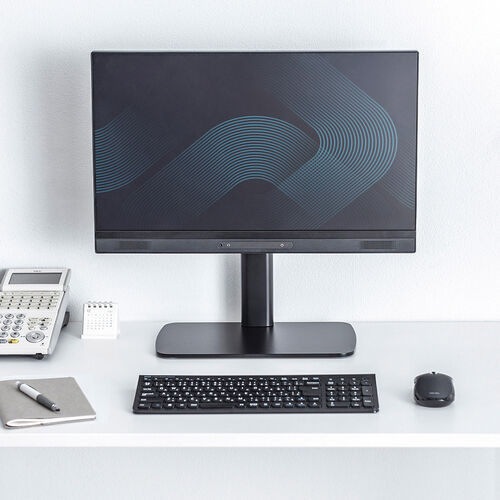 モニタースタンド（ディスプレイスタンド・1画面・最大32インチ・高さ調整対応・耐荷重10kg）