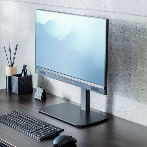 モニタースタンド（ディスプレイスタンド・1画面・最大32インチ・高さ調整対応・耐荷重10kg）