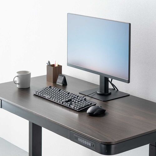 モニターアームスタンド（小型モニター用・360度回転卓上スタンド・VESA規格対応・24インチ・耐荷重5kg）