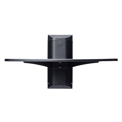 壁掛けラック（壁設置用棚・AV棚・プレーヤー設置・スピーカー棚・ブラック）