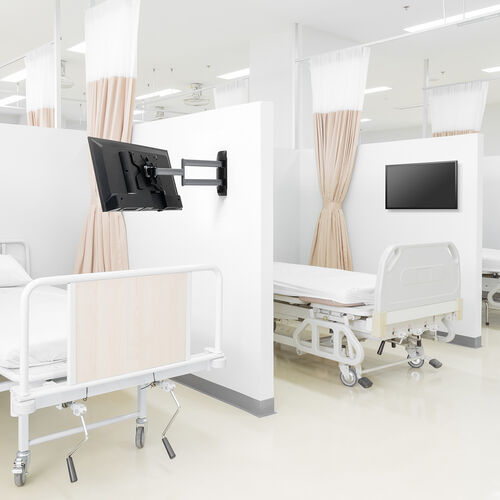 壁掛けテレビ金具（壁面固定・3関節・43インチ対応・耐荷重30kg・VESA・モニターアーム・ディスプレイアーム） LASM007