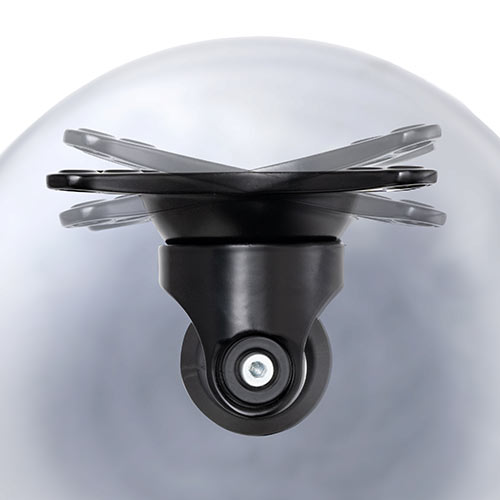 モニタースタンド（床置き・高さ角度調整・小型・サイネージ・27インチ対応・VESA対応・耐荷重15kg）