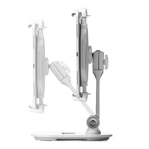 タブレットスタンド（iPad・アーム・回転・角度・高さ・アルミ）EZ1-LATAB013W サンワサプライ