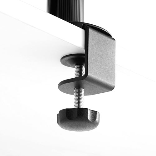 タブレットスタンド（アーム式・クランプ設置・2台同時設置・4.5インチ～10.5インチ対応・POSレジ・受付用）