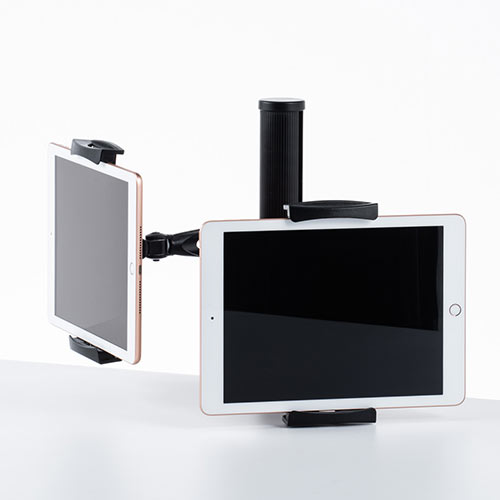 ノートパソコン、タブレット対応　アームスタンド エレコム タブレット用スタンド/Zアーム型スタンド/ブラック TB