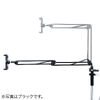 タブレットアームスタンド 寝ながら 12.9インチ対応 クランプ ホワイト EZ1-LATAB021W