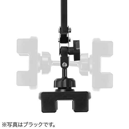 タブレットアームスタンド 寝ながら 12.9インチ対応 クランプ ホワイト EZ1-LATAB021W