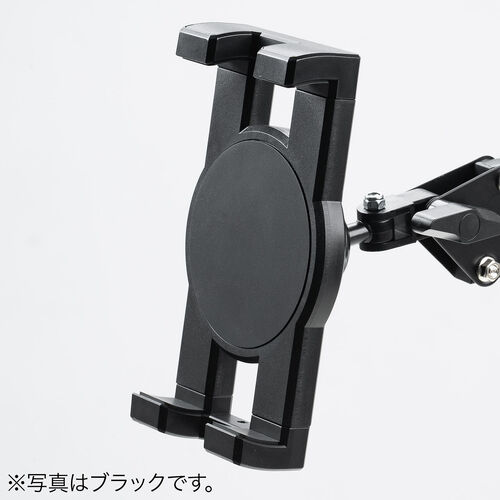 タブレットアームスタンド 寝ながら 12.9インチ対応 クランプ ホワイト EZ1-LATAB021W