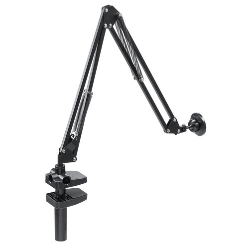 iPhone マグネット取付対応アームスタンド（寝ながら・アーム・クランプ固定式・3関節・ベッドサイド取付可能・360度回転）