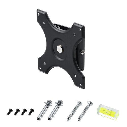 モニターアーム（壁掛け金具・34インチ・無関節・液晶モニター・回転・15kgまで対応・ブラック）