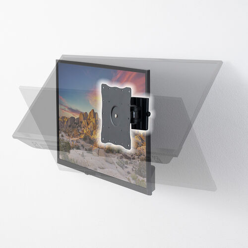 モニターアーム（テレビ壁掛け金具・43インチ・2関節・液晶モニター・回転・上下左右角度調整対応・15kgまで対応）