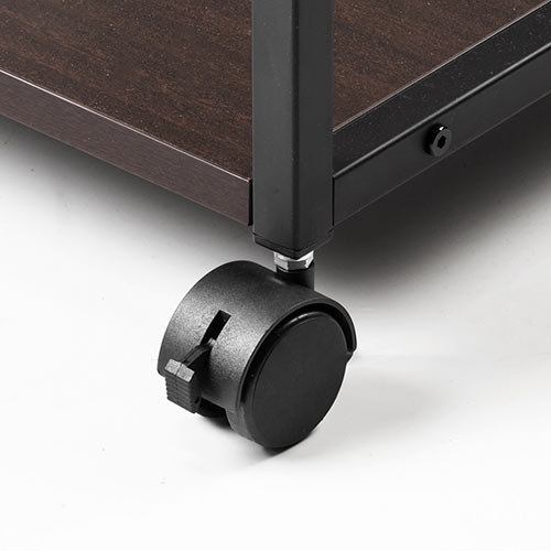 プリンター台（ラック・ワゴン・キャスター・収納・3段・木製