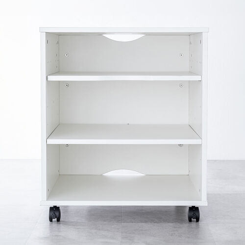 プリンタ台（プリンタラック・キャスター・ボックス・高さ70cm・幅60cm・奥行60cm・タップ受け付）