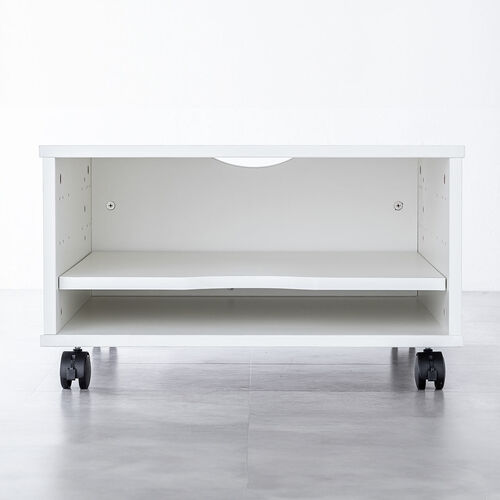 プリンタ台（プリンタラック・キャスター・ボックス・高さ35cm・幅60cm・奥行60cm・タップ受け付）