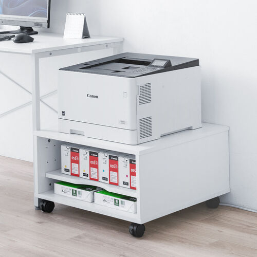 プリンタ台（プリンタラック・キャスター・ボックス・高さ35cm・幅60cm・奥行60cm・タップ受け付）