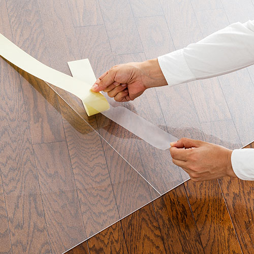 チェアマット（ポリカーボネート・半透明・大型タイプ）