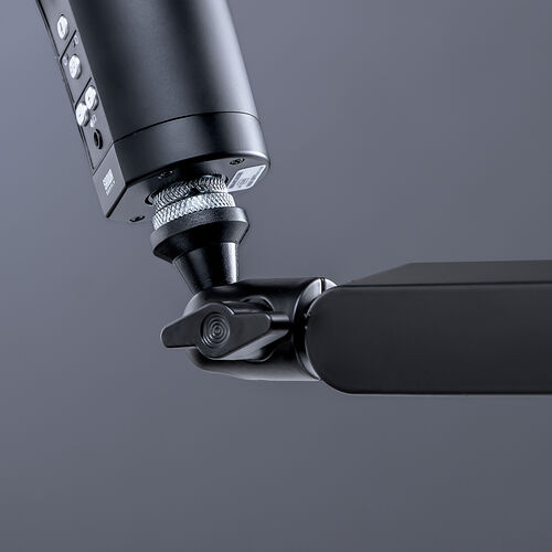 マイクアーム（マイクブームアーム・マイクスタンド・クランプ・コンデンサーマイク・耐荷重2kg・3関節・ロープロファイル対応）