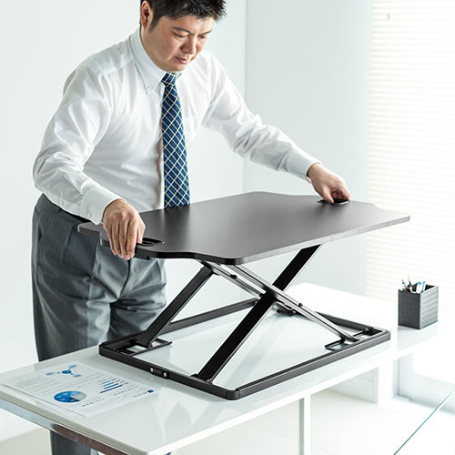 スタンディングデスク（リフトアップ・昇降・薄型・折りたたみ