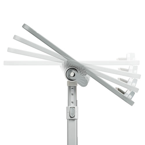 折りたたみデスク（ノートパソコンデスク・高さ調整・角度調整・木目調・幅60cm）