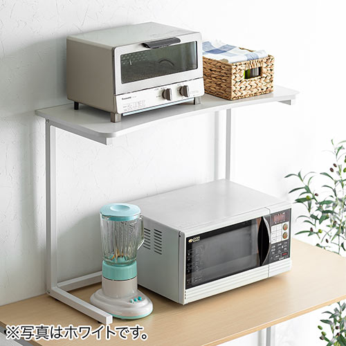 モニター台（モニター上台・ディスプレイ台・プリンタ設置・収納・幅80cm・濃い木目） MR165M サンワサプライ